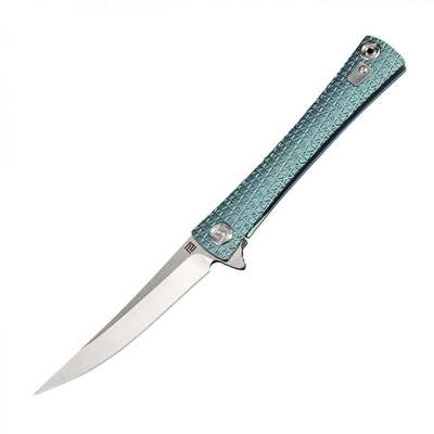 Artisan S Waistline S35VN/Titanium Green 1805G-GNS - KNIFESTOCK