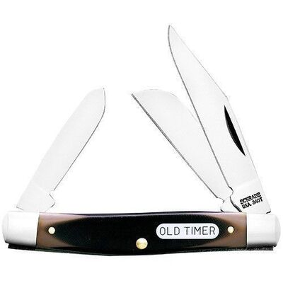 Schrade Old Timer 3 5/16&quot; Middleman. Oțel 7Cr17MoV. - KNIFESTOCK