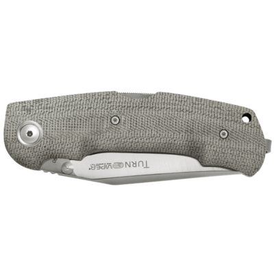 Viper TURN Essential Clip Point Satin M390, Green Canvas Micarta V5988CG - KNIFESTOCK
