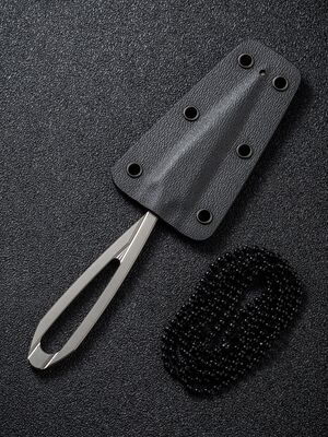 CIVIVI Ostap Hel D-Art Fixed Neck Knife, Bead Blasted C21001-1 - KNIFESTOCK