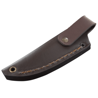 Brisa Brisa Necker 70 - Green micarta  12C27 Scandi Sheath Necker 70 Leather BR-012-66437-1549 - KNIFESTOCK