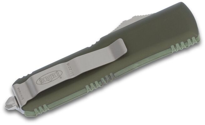 Microtech UTX-85 S/E Stonewash Standard OD Green 231-10OD - KNIFESTOCK