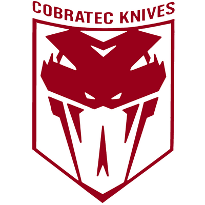 CobraTec Aufkleber Rot 09CT027 - KNIFESTOCK