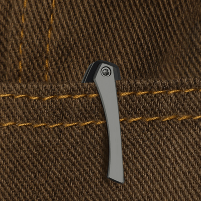 Kizer Shrike S45VN,Stonewashed,Titanium &amp; Richlite® - KNIFESTOCK