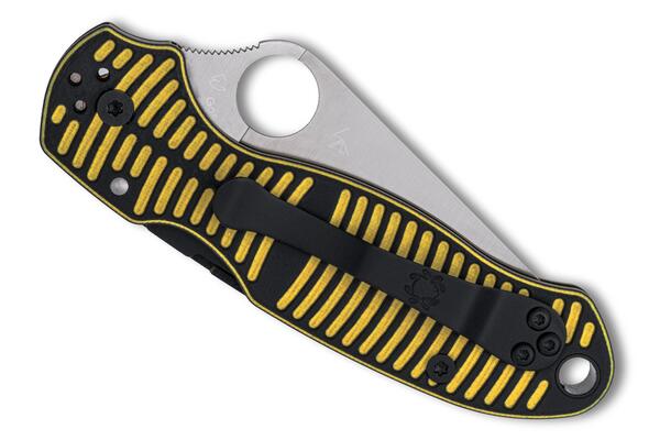 Spyderco Para 3 Salt Yellow/Black G-10 CPM MagnaCut C223GBKYLMCP - KNIFESTOCK