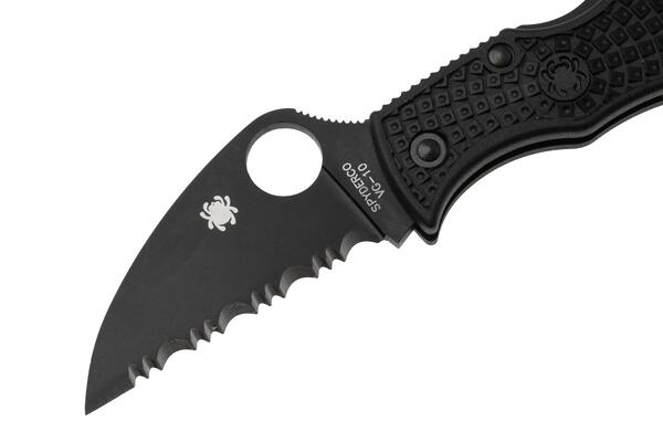 Spyderco Manbug Wharncliffe Lightweight Black Blade MBKWSBK - KNIFESTOCK