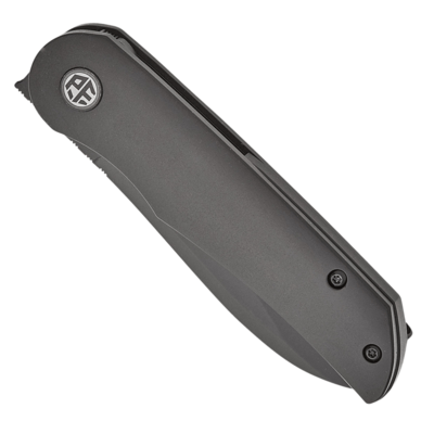 Petrified Fish PFE16 El Camino Black Stonewashed N690 PVD Black Aluminium PFE16DADW - KNIFESTOCK