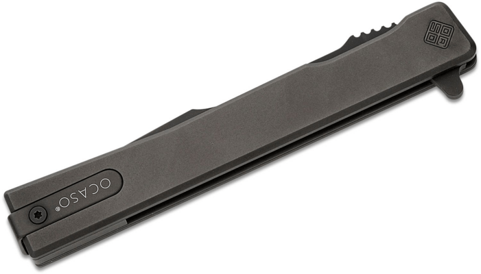 Ocaso Solstice Titanium + Black / Harpoon  9HTB - KNIFESTOCK