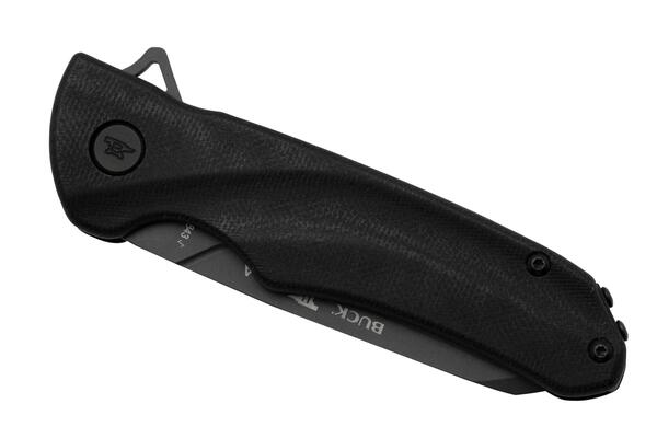 BUCK Sprint Ops, Black Canvas Micarta BU-0843BKS - KNIFESTOCK