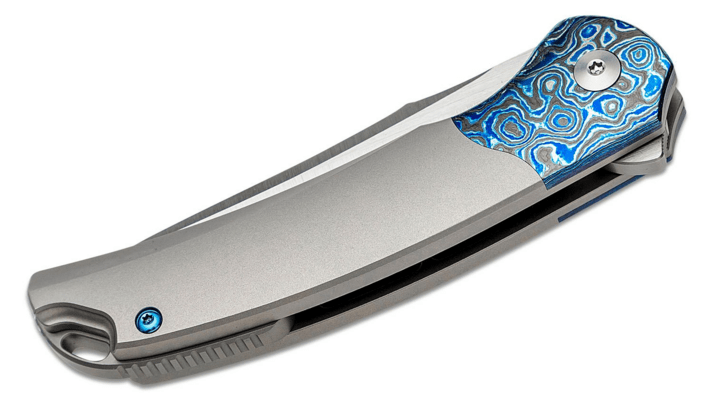 Bestech SUPERNOVA M390, Vertical Satin+flat satin, Titanium+Zirconium Timascus bolster, Grey BT2111D - KNIFESTOCK