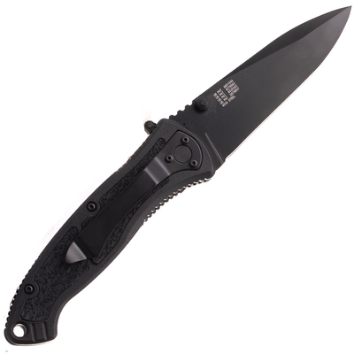 Smith and Wesson Velký M.A.G.I.C. Assist S.W.A.T./Černá Drop Point Čepel/Hliníková Rukojeť s PC - KNIFESTOCK