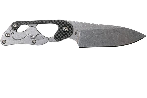 Real Steel Cormorant Apex, Carbon Fibre, Stonewash 14C28N RE-3723 - KNIFESTOCK