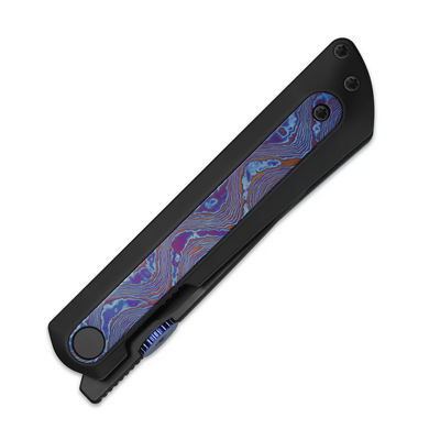 Kizer Quoll S45VN, Satin Brushed, Ti&amp;Titanium Damascus Ki3733A3 - KNIFESTOCK