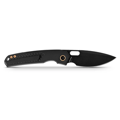 Vosteed Psyop Elmax Black Stonewash Black Titanium A2201 - KNIFESTOCK