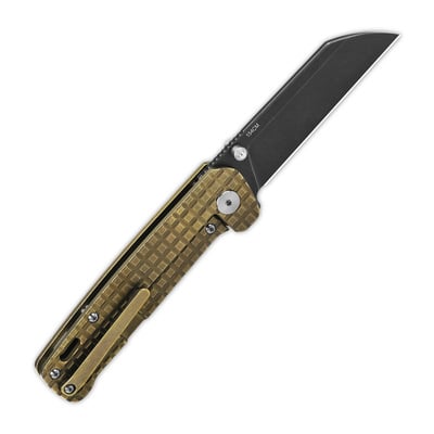 QSP Knife Penguin 154CM, Titanium Frag, bronze, stonewashed QS130-BFRG - KNIFESTOCK