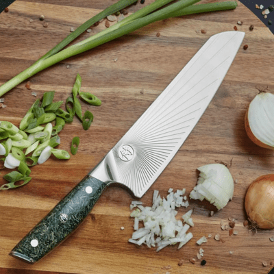 DELLINGER Chef Sandvik Green Northern Sun - KNIFESTOCK