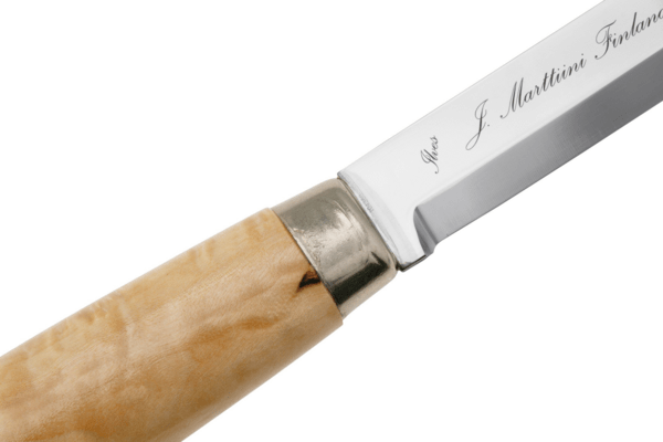 Marttiini Lynx 132 Stainless Steel/Curly Birch/Leather 132010 - KNIFESTOCK