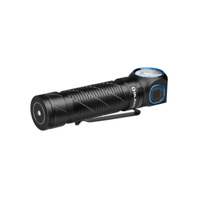 Olight Perun 3 Rechargeable LED Flashlight (Black) with Headlamp Headband - KNIFESTOCK