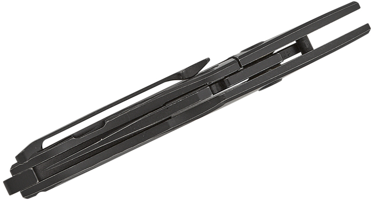 Petrified Fish PFE10 Hummingbird Black Stonewashed M390 Black Titanium PFE10DDW - KNIFESTOCK