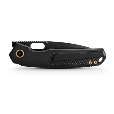 Vosteed Psyop Elmax Black Stonewash Black Titanium A2201 - KNIFESTOCK
