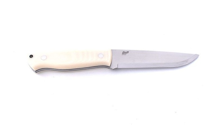 Brisa Trapper 115-Ivory Micarta Elmax Scandi 079-66499-1563 - KNIFESTOCK