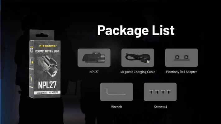 Nitecore Flashlight NPL27 - KNIFESTOCK