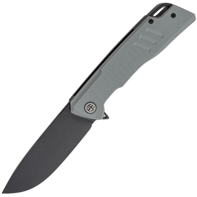 Petrified Fish PFB02 Loco Black Stonewashed D2 Gray G10 PFB02GADW - KNIFESTOCK