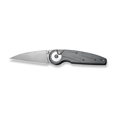 Civivi Starflare Gray Aluminum HandleSatin Finished Nitro-V BladeButton Lock C23052-2 - KNIFESTOCK