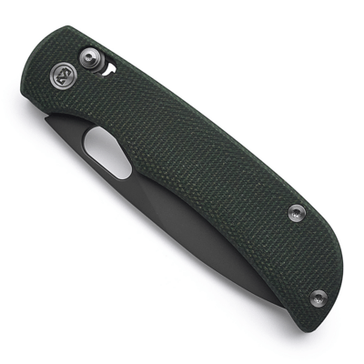 Miguron Moyarl 14c28n blade,Cross-bar lock Micarta handle, MGR-806AGN - KNIFESTOCK