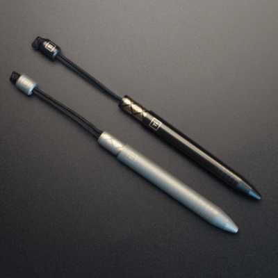 Ocaso BigiDesign Titanium Mini Pen - Stonewash 81TST - KNIFESTOCK