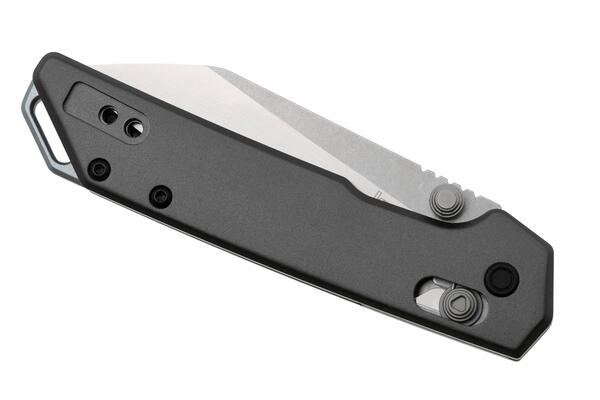 KERSHAW MINI IRIDIUM REVERSE TANTO Satin D2 Gray Aluminium DuraLock K-2051R - KNIFESTOCK