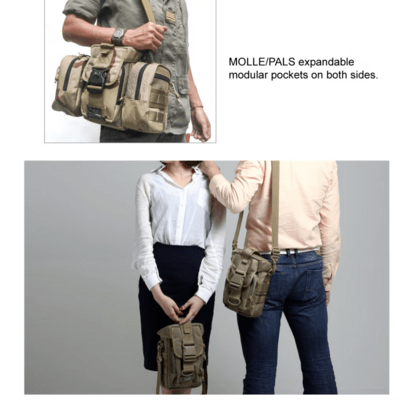 Magforce Crusade Shoulder Bag Khaki #0406K - KNIFESTOCK
