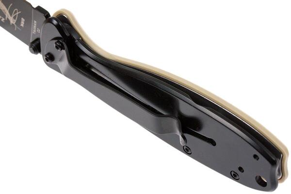 BRK-Esee Zancudo Framelock Tan/Blk D2 BRKR2DTB - KNIFESTOCK