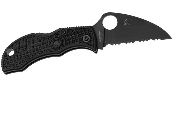 Spyderco Manbug Wharncliffe Lightweight Black Blade MBKWSBK - KNIFESTOCK
