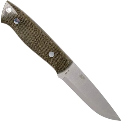 Brisa Brisa trapper 95 - green micarta N690Co Scandi Sheath bushcraft 95 BR-071-2091-1561 - KNIFESTOCK