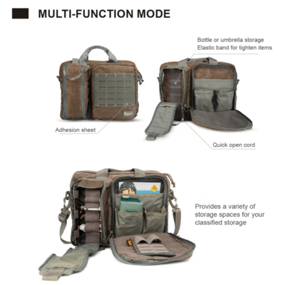 Magforce Recruit Briefcase - 500D W/P Black #A0343B02 - KNIFESTOCK