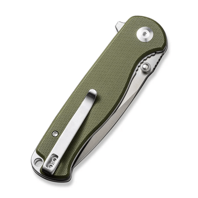 Sencut Errant OD Green G10 Handle Satin Finished 9Cr18MoV BladeLiner Lock S23054B-2 - KNIFESTOCK