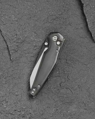 Bestech Snakebird 14C28N, Micarta, Blokada przyciskiem - Czarny BG58B - KNIFESTOCK