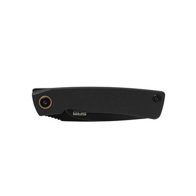 SRM Air 14C28N Black G10 Linerlock 105M-GB - KNIFESTOCK