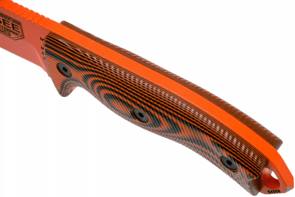 ESEE-5 orange blade, orange/black G-10 3D handle, black kydex sheath 5POR-006 - KNIFESTOCK
