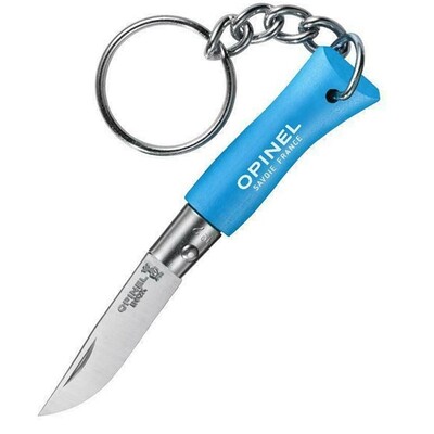 Opinel N°02 Keychain Cyan 002270 - KNIFESTOCK