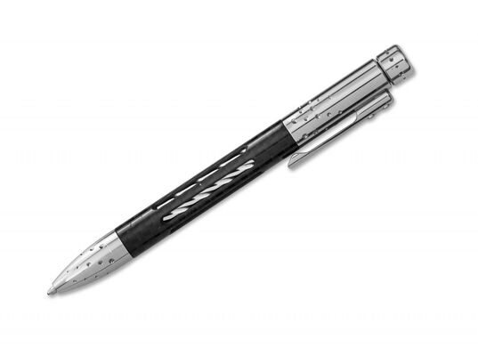 Lionsteel Nyala Pen Carbon Shiny Grey 09LS026  - KNIFESTOCK