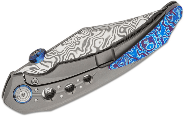 Bestech GRZEGORZ GRABARSKI Damasteel White Bead Blast BT2406E - KNIFESTOCK