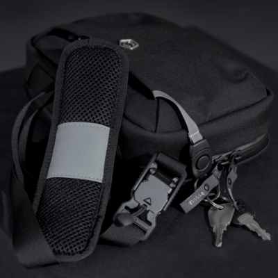 Pentagon Consul Horizontal Sling Pouch K16115-01-Black-PER PIECE - KNIFESTOCK