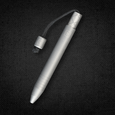 Ocaso BigiDesign Titanium Mini Pen - Stonewash 81TST - KNIFESTOCK