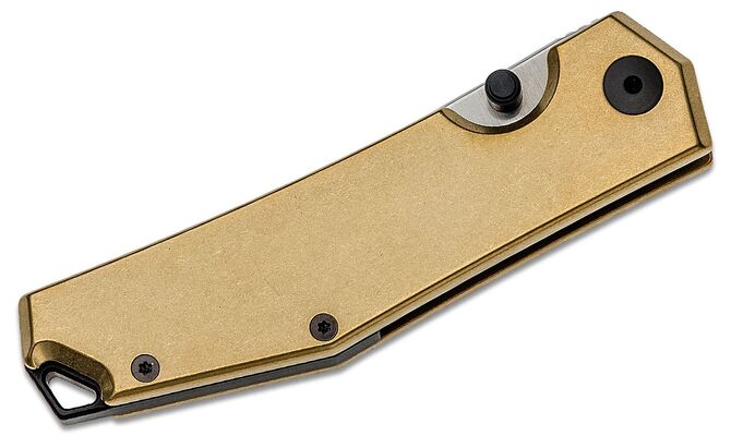 GIANT MOUSE ACE Clyde,Brass Scales / Black Hardware GM-CLYDE-BRASS - KNIFESTOCK