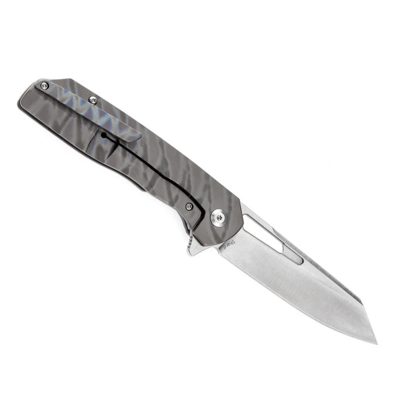 Kansept Shard Satin CPM-S35VN Tiger Stripe Flamed Titanium K1006A15 - KNIFESTOCK