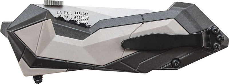 Schrade M.A.G.I.C. Deschidere asistată 40% zimțat Bead Blast Tanto Zimțat Oțel 4034, AK Colorat Ha - KNIFESTOCK