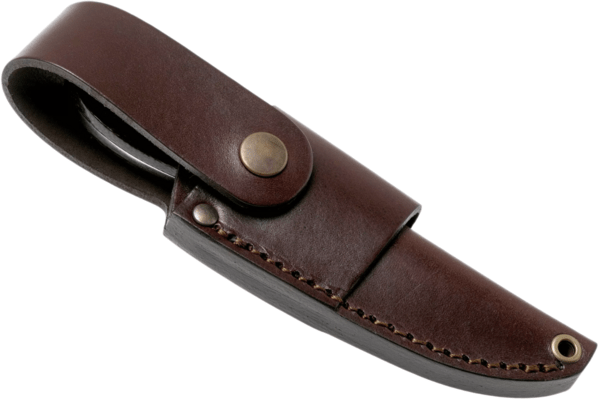 Brisa Bobtail 80-Bison micarta 12C27 Scandi Sheath Multicarry 80 BRS-033-9955-1547 - KNIFESTOCK