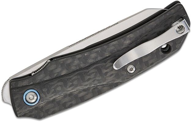 MKM ICE – MAGNACUT SATIN bld - CARBON FIBER hdl, S/S LINER Linerlock MK IC-CF  - KNIFESTOCK